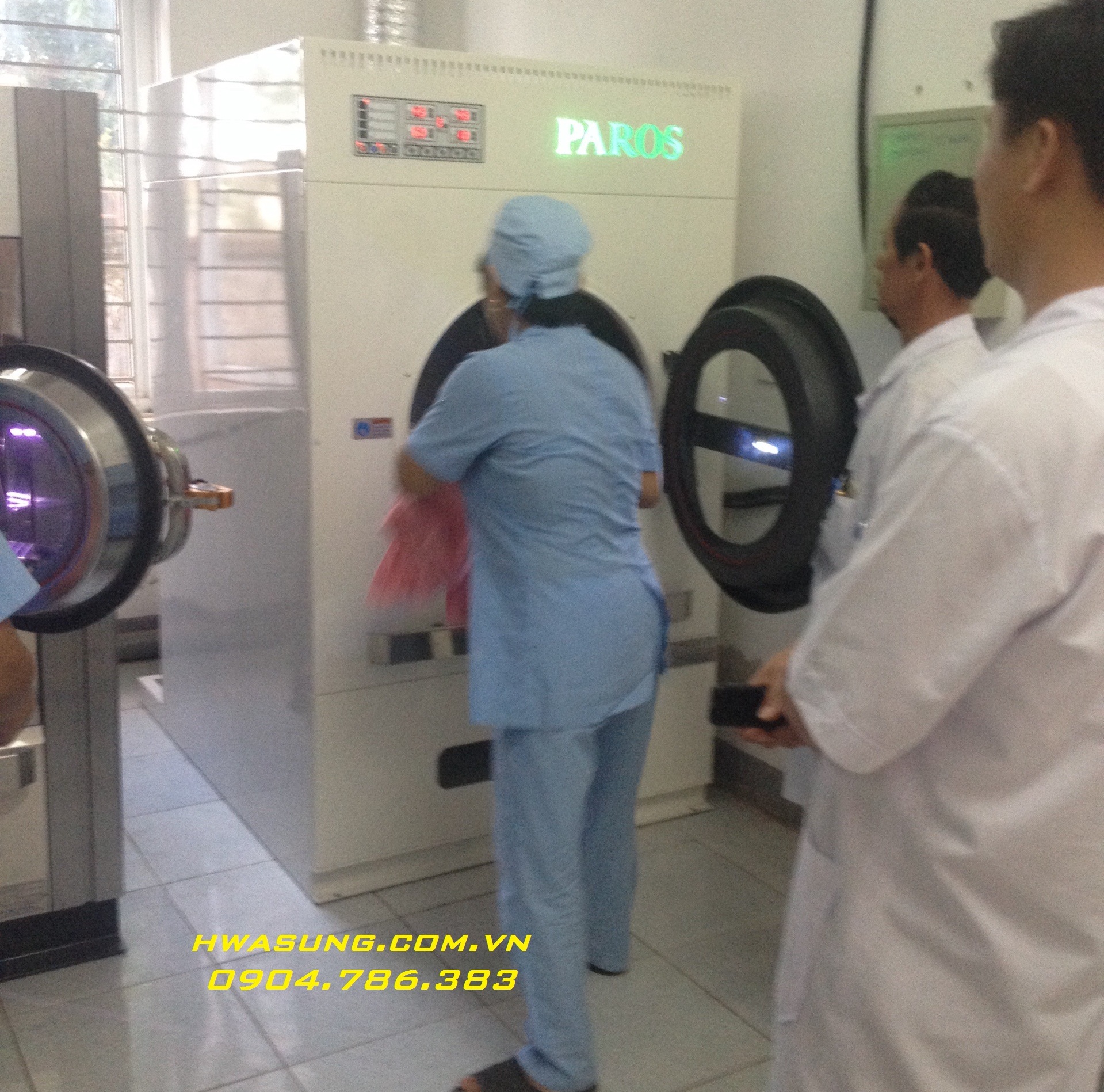 Chuyen-giao cong-nghe-may giat-may-say-cho-Benh-vien